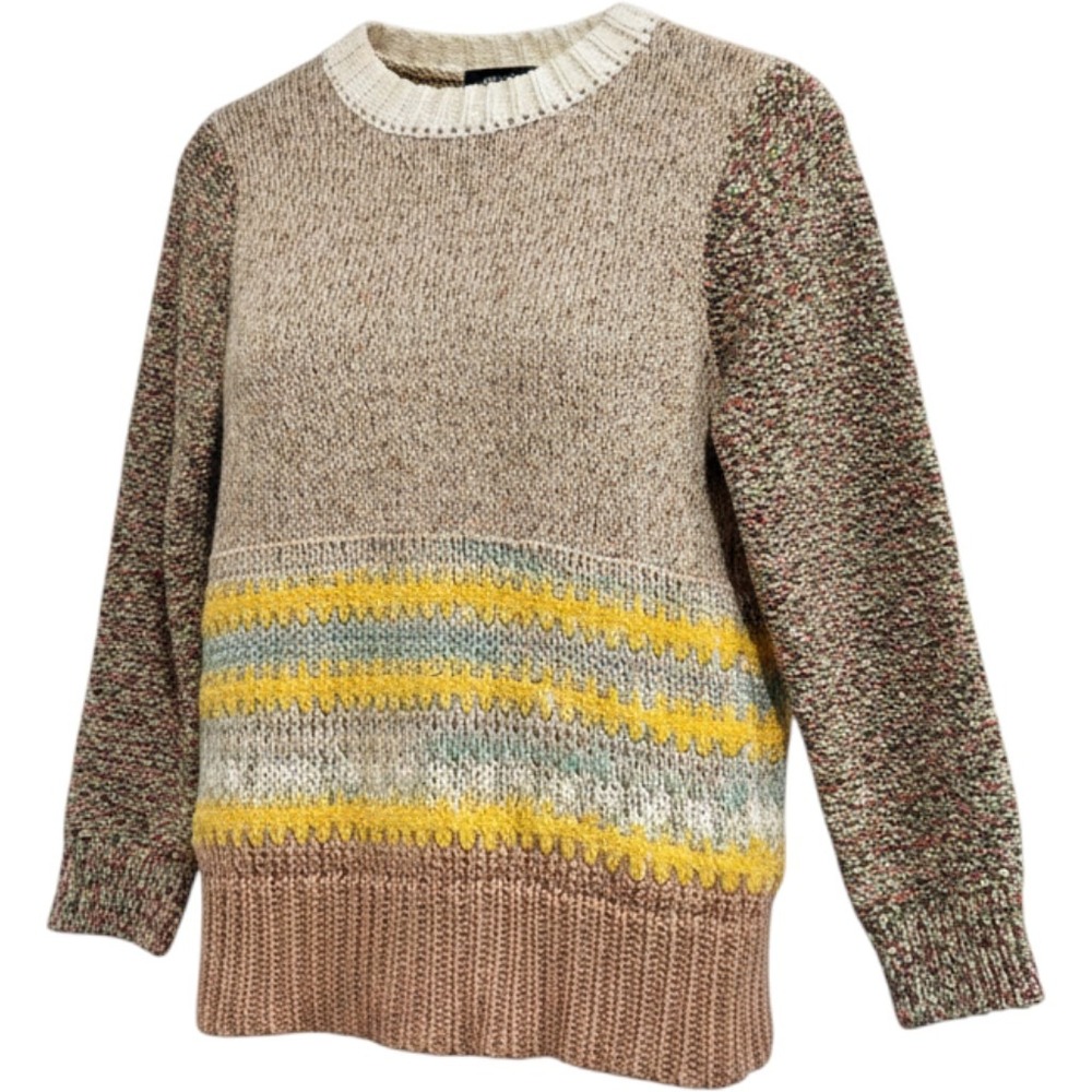 Stella McCartney Kids Multicolor Space Dye Knit Button Back Sweater Size 8 Years